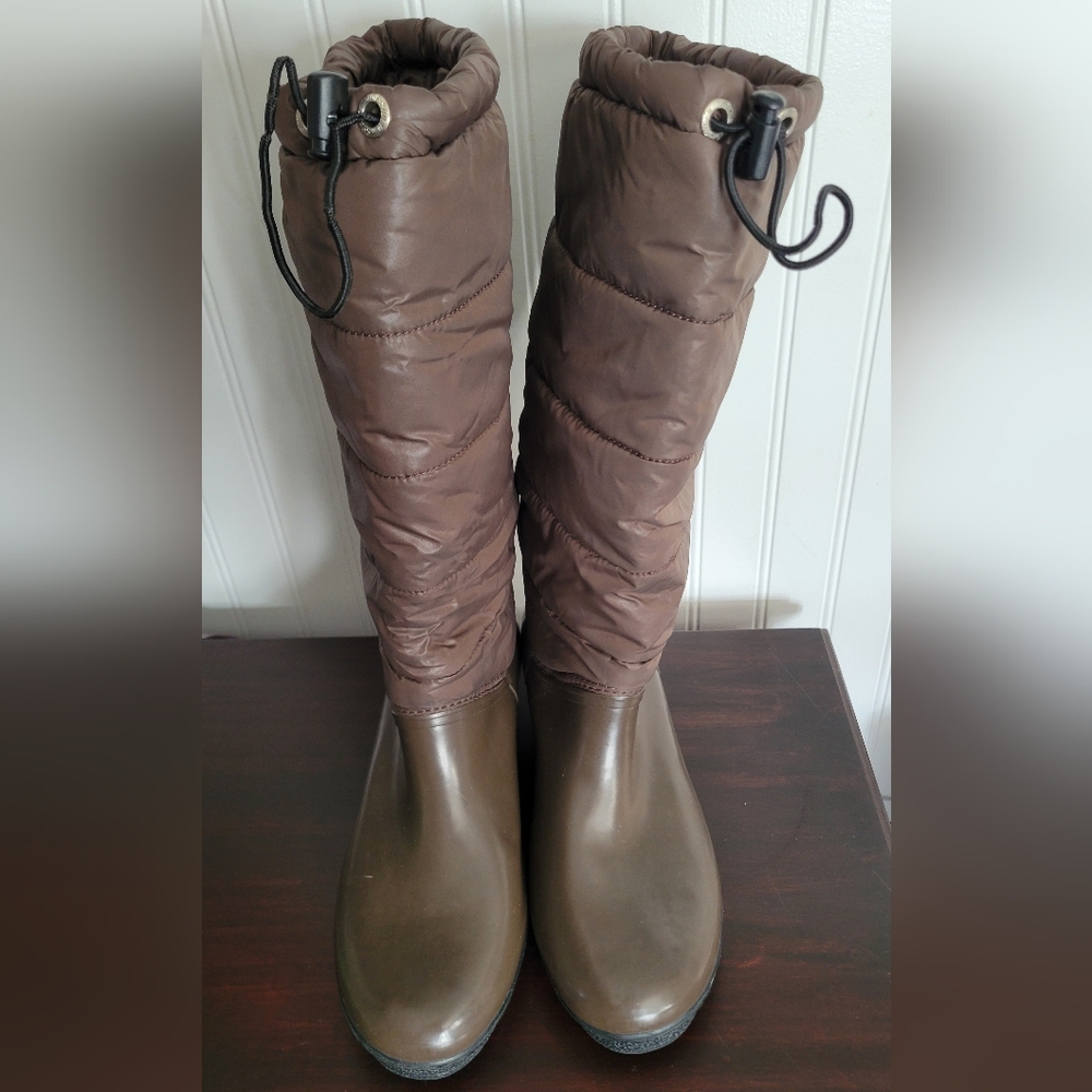 Sperry Wedge Puffer Waterproof Boots. Womans Size 10. - Picture 2 of 9